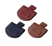 Marque-Page Magnétique Porte-Stylo - Clip PU Cuir Élégant | Multi-Fonction Porte-Stylo et Marque-Page | Étudiants Enseignants Journaux Livres Carnets Bureau Maison Lit Bibliothèque Voyage Organisation