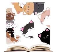 Marque-page magnétique pour femme, avec motif de chat, pour une utilisation dans l'église, le club, la bibliothèque, le coin de la lecture, le , etc