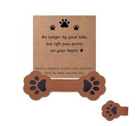 Marque-page magnétique pour la perte de chien - Cadeau pour les amoureux des chiens, les propriétaires de chats, les chiens - Cadeau de deuil pour femme et homme - Livre de condoléances profondes