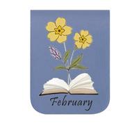 Marque-page | Marque-page Vintage en cuir PU avec motifs floraux - Magnétique Floral, Pour Lecture, Hommes, Enseignant, Filles, Garçons, École, Bureau, Studio, Journal, Planner, Ta