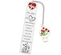 Marque-page Marraine - Idée cadeau Marraines - Annonce grossesse originale - demande parrain original personnalisé cadeaux de Noël anniversaire fête baptême communion (1)