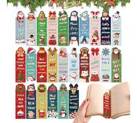 Marque-page Mignon - Dessin Animé Marque-pages, Papier - 30x Noël Vacances Faveur Parfumé Papier Pince Marquer-page Pour Étudiants Adultes Amoureux Livre Cadeau