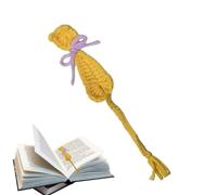Marque-page mignon - Marqueur de livre en crochet en forme d'animal | Marqueur de page créatif Accessoires de lecture, belle marque d'animal pour les amoureux