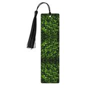 Marque-page mural en bois avec motif de feuilles, étiquettes rectangulaires en bois naturel avec pompons, cadeau pour homme et femme