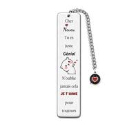 Marque-Page Neveu Cadeaux D'anniversaire Noël Inspirer Pour Hommes Cadeaux Personnalisés Je T'aime Retour à L'école Remise Diplômes Meilleurs Voeux Accessoires Livre Pour Amoureux La Lecture Signet