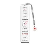 Marque-Page Nièce Cadeaux D'anniversaire Inspiration Noël Pour Femmes Cadeaux Personnalisés Je T'aime Retour à L'école Remise Diplômes Meilleurs Voeux Accessoires Livre Pour Amateurs Lecture Signet