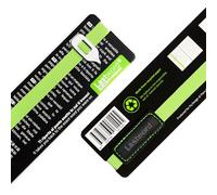 Marque-Page Particulier, Marque-Page Élastique pour Homme et Femme, Idée Cadeau pour les Lecteurs, Remise des Diplômes, Anniversaire, les Enseignants, Cadeaux Design - Lastword (Vert Lime Fluo)