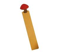 Marque-page personnalisé en forme de champignon en cuir avec tête de champignon pour les amateurs de lecture