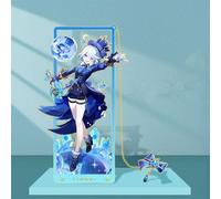 Marque-page pour Genshin Impact Furina, personnages de dessin animé, marque-pages imprimés, cartes de jeu, marque-pages, femmes, hommes, amis, amateurs de livres (blue-1)