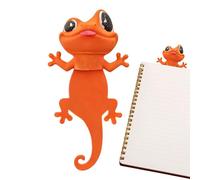 Marque-page pour La lecture 3D imprimé gecko clip