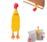Marque-page pour - Marque-page jaune poulet pour, étudiants, enseignants, accessoires de lecture pour les amateurs de livres, souvenirs