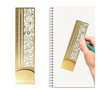Marque-page Règle Mignon 2-en-1 Marque-page Règle à Fleur Découpée