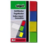 Marque-page repositionnable Transparent, 50 x 20 mm