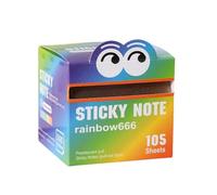 Marque-page rétractable multicolore pour étude, marque-page bureau, dessin animé, marqueur rétractable, notes adhésives