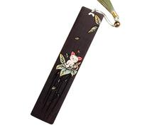 Marque-page rétro en bois avec gravure, style vintage, avec pendentif, pour les amateurs de livres masculins et féminins, pour la lecture, cadeau d'anniversaire, motif gravé