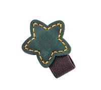 Marque-page rétro en forme d'étoile - Clips magnétiques double face - En cuir - Pour livres, cahiers, journaux, journaux intimes, en forme d'étoile - Marqueurs de page double face - Cuir magnétique