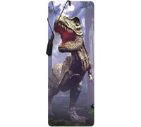 Marque-Page - Scène Du T-Rex De Deluxebase. Marque Page Dinosaure Avec Illustrations 3d Lenticulaires Sous Licence De L'artiste Renommé David Penfound