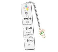 Marque-Page Tata Seules Les Meilleures Copines Sont Promues Tata, Cadeau pour Meilleure Amie avec Message Touchant, Idée Originale pour Anniversaire ou Fête des Mères, Prêt à Offrir à Ta Tata Préférée