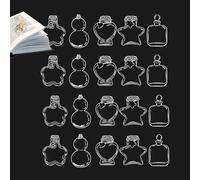 Marque-page transparent en forme de fleurs séchées | Kit de 20 marque-pages transparents pour adultes, amateurs de lecture, décorations saisonnières printanières