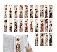 Marque-pages, 24 Pièces Marque-Pages en Papier pour Lecture, Motif Féminin Esthétique Idéal Maison Bibliothèque Voyage