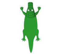 Marque-pages 3D - Clip de page animal amusant, marqueur en forme de requin et de crocodile, papeterie décorative mignonne, compagnon de lecture créatif | pour étudiants lecteurs salle de class