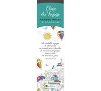 Marque-pages à colorier : Éloge du voyage - Collectif - Bonneton Christine Eds - broché - Livre-jeu