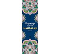 Collectif – Marque-pages à colorier : Mandalas – Broché – Livre-jeu – Marabout