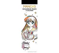 Marque-pages à colorier Mangas