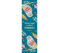 Marque-pages à colorier - Oiseaux