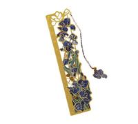 Marque-pages à fleurs creuses avec pendentif en chaîne, d ' appréciation en métal pour amoureux des livres, lecteur, écrivain, enseignant, fleur
