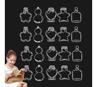 Marque-pages à fleurs séchées à faire soi-même - Kit d'artisanat botanique transparent - Marqueurs de page floraux faits à la main, accessoires d'étude créatifs, lot de papeterie pour écrivain