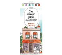 Marque-pages à l'aquarelle - Balade en ville Mes marque-pages à l'aquarelle - Collectif - Marabout - broché - Livre-jeu