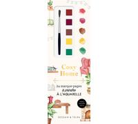 Marque-pages à peindre à l'aquarelle - Cosy Home - Collectif - Dessain Et Tolra - broché - Livre-jeu