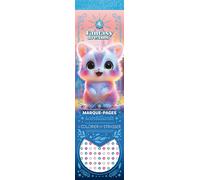 Fleurus – Marque-pages Solenne et Thomas – À strasser et à colorier – avec + de 250 strass – Bleu