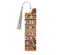 Marque-pages amusants en métal pour femme - Collection d'étagères et échelle - Cadeau idéal pour les amateurs de livres - Gris