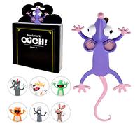 Marque-pages Animaux de Dessin Animé 3D, Animal de Marque-page Magnétique, Cadeau d'Enfant Beau Dessins Animés Stéréo 3D (Souris)