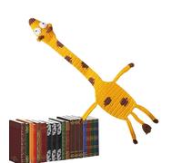 Marque-pages au crochet - Marque-pages faits à la main | Dessins d'animaux mignons faits à la main, variations de couleur cadeau pour les amateurs de livres, chaussettes rembourrées, pour la lecture