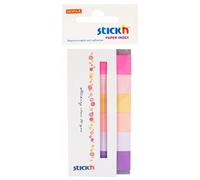Marque-pages autocollants Hopax - 15 x 45 mm / 6 x 30 feuilles / teintes roses