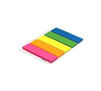 Waytex Marque-pages plastifiés repositionnables 25 x 5 couleurs 45 x 12 mm