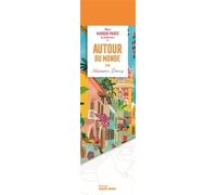 Marque-pages - Autour du monde - 50 marque-pages à colorier - Nolwenn Denis - Marie Claire - Livre-jeu