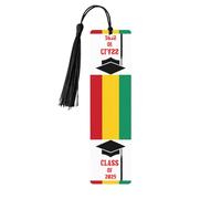 Marque-pages avec drapeaux guinéens, style diplômé, cadeau de Saint-Valentin, marque-page pour couple, cadeau de remise de diplôme, cadeau unisexe