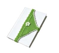 Marque Pages Bikini Au Crochet Faits Main, Marque Page String Au Crochet, Marque Pages Humoristiques En Forme De Sous-VêTements for Livres, Cadeau Original Et Amusant(Green)