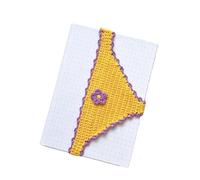 Marque Pages Bikini Au Crochet Faits Main, Marque Page String Au Crochet, Marque Pages Humoristiques En Forme De Sous-VêTements for Livres, Cadeau Original Et Amusant(Yellow)