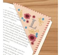 Marque-pages brodés pour la lecture - Marque-page fait main pour les amateurs de livres, marque-page personnalisé avec design de couture artistique (Automne, L)