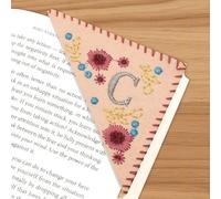 Marque-pages brodés pour la lecture - Marque-page fait main pour les amateurs de livres, marque-page personnalisé avec design de couture artistique (Automne, C)