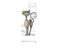 Marque pages chat debout attendant son maitre - dimension 17 * 5cm