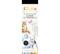 Marque-pages Chats à l'aquarelle