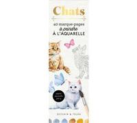 Marque-pages Chats à l'aquarelle Collectif (Auteur)