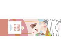 Marque-pages - Chats kawaii - 50 marque-pages à colorier - Collectif - Marie Claire - Livre-jeu