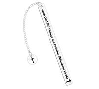 Marque-pages chrétiens de Noël - Cadeau basé sur la foi - Versets de la Bible inspirants - Cadeau pour femme et homme - Marque-page religieux - Marque-page de motivation pour remise de diplôme